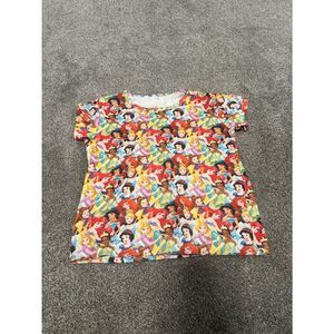 Disney Princess Theme Shirt Sz 8